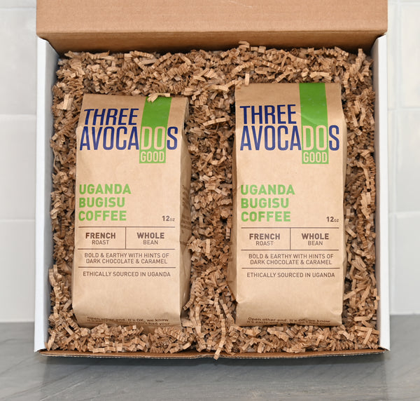 A picture of a coffee gift box for Christmas